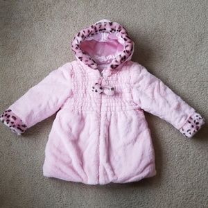 Play Town Pink Faux Fur Coat